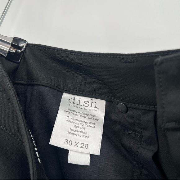 Dish by DU/ER Performance Denim Never Fade Skinny Black Jeans Size 30X28 - Picture 5 of 12